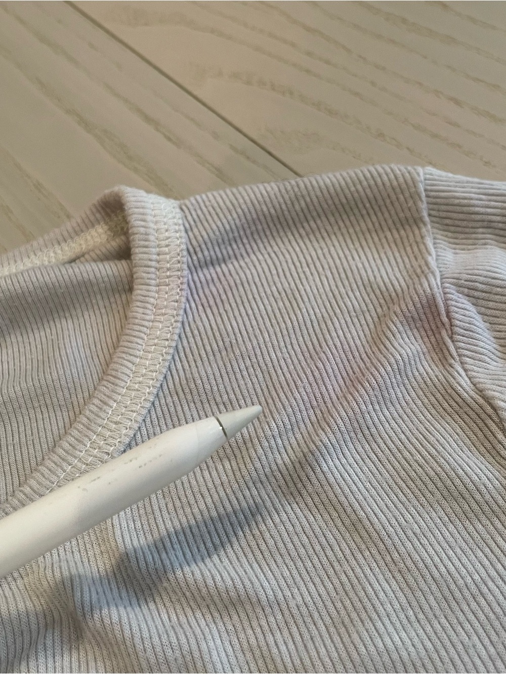 Faherty Light Blue Ribbed Henley - Size Small - Picture 5 of 7